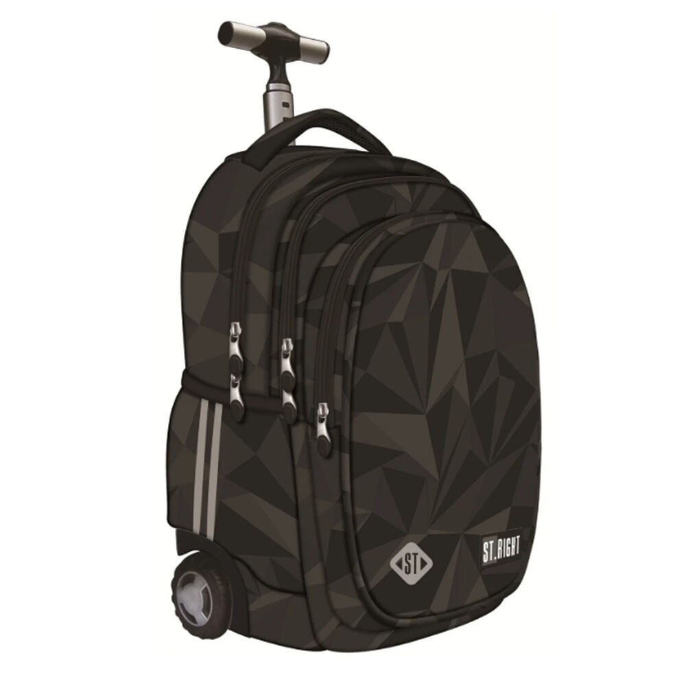 Mjw Ранец со тркалаGeometric Grey3 патенти St.Right590323568080932*44*25цм