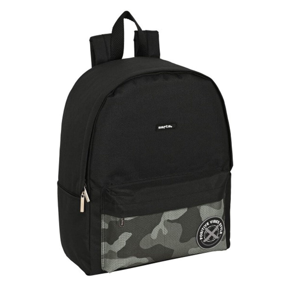 Safta Ранец "Stone" 2 патенти 642352902 31*40*16цм Црна