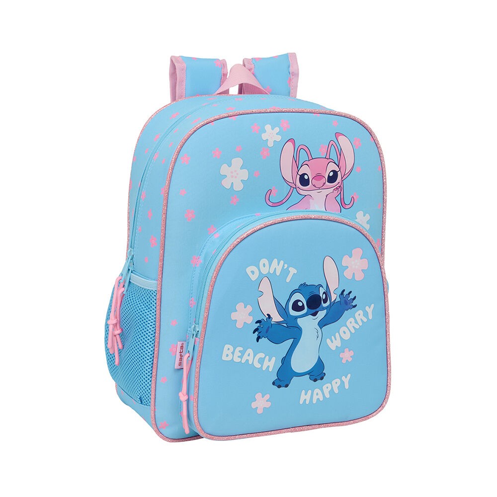 Safta Ранец Stitch "Happy" 38 цм 612588640 Сина Пастелна