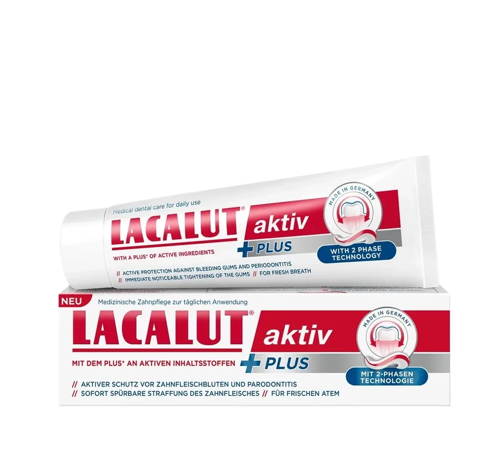 Паста за заби Lacalut Aktiv Plus, 75 ml