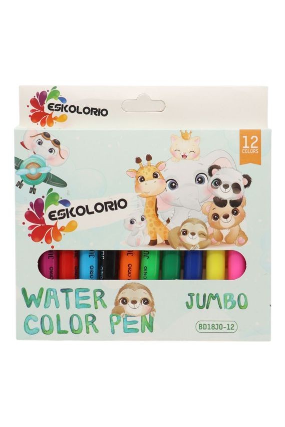 Eskolorio Фломастери - дебели 1/12