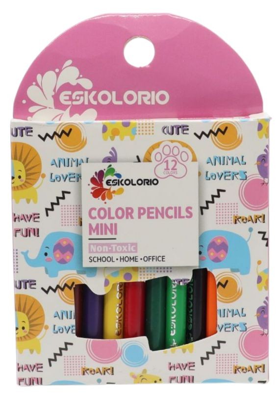 Eskolorio Дрвени бои - кратки 1/12