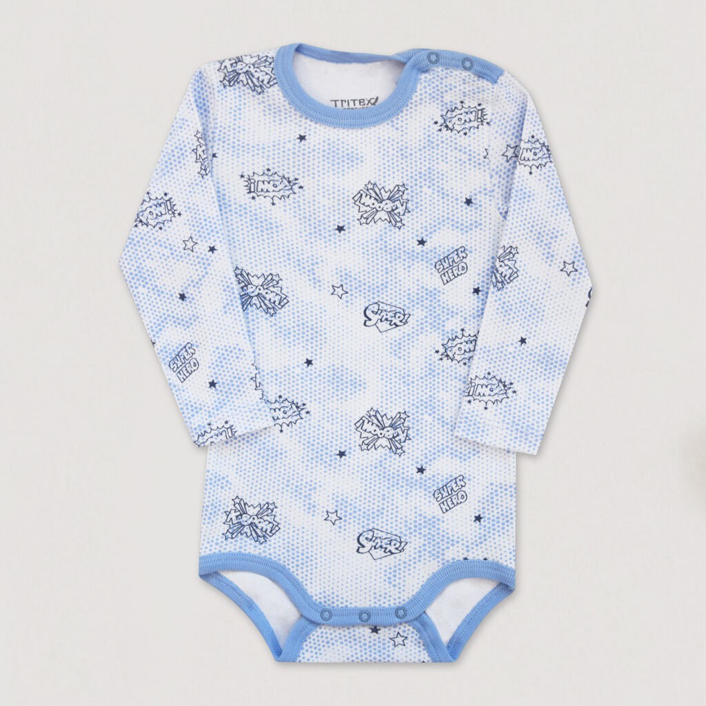 Tritex Бебешко Боди со Долг Ракав  - 0495/422 - 74