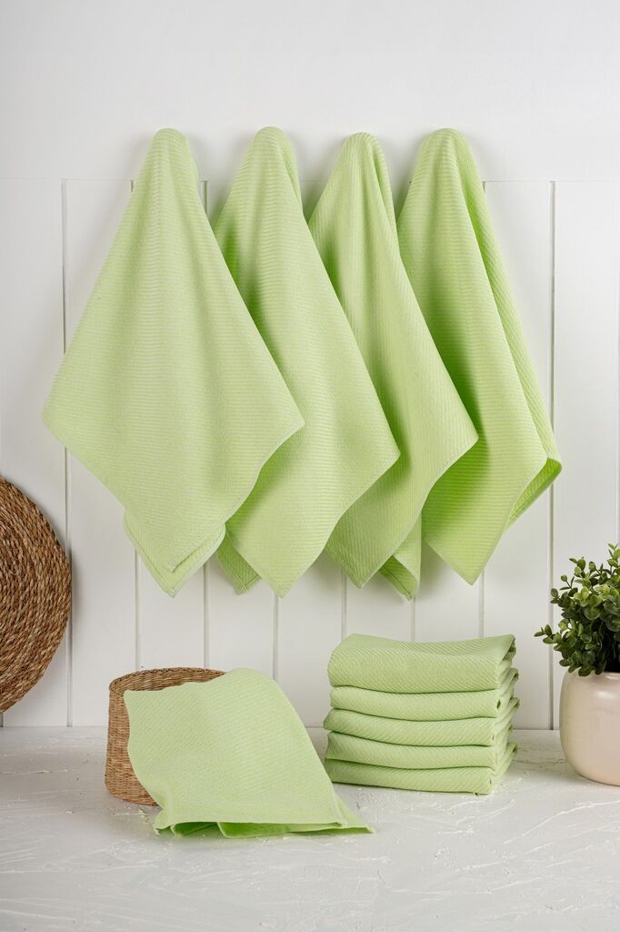 Кујнски крпи Хермија Елоиз, 10 парчиња, зелени