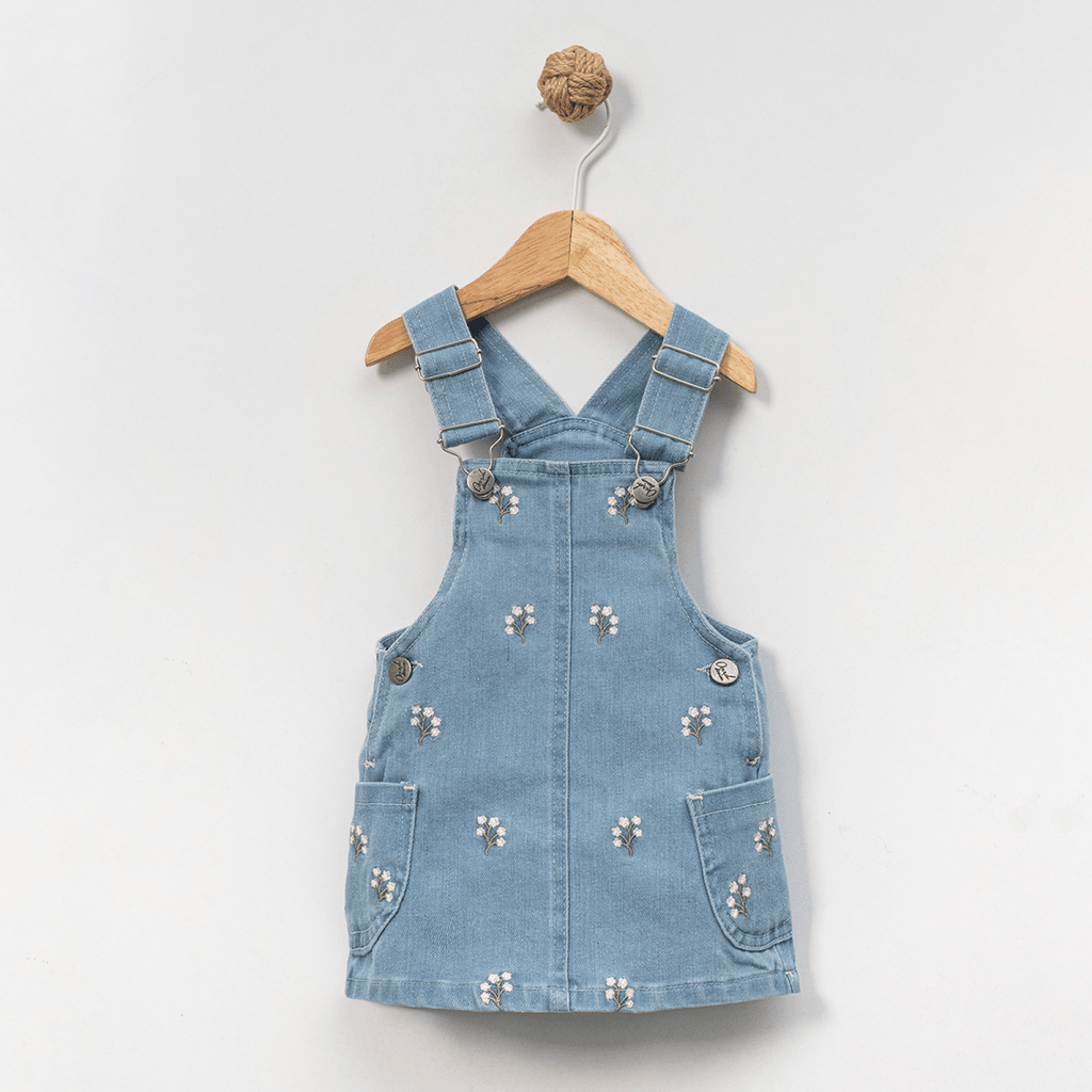 Тексас фустанче со цветен дезен