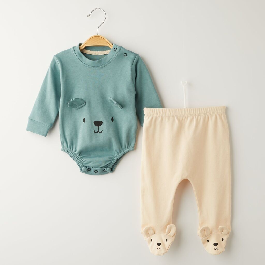 Комплет боди и панталончиња Мече