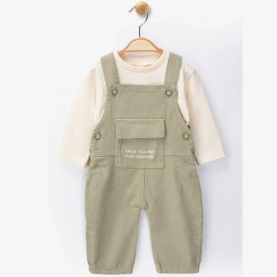 Комплет комбинезон и блуза Smile all day, play everyday