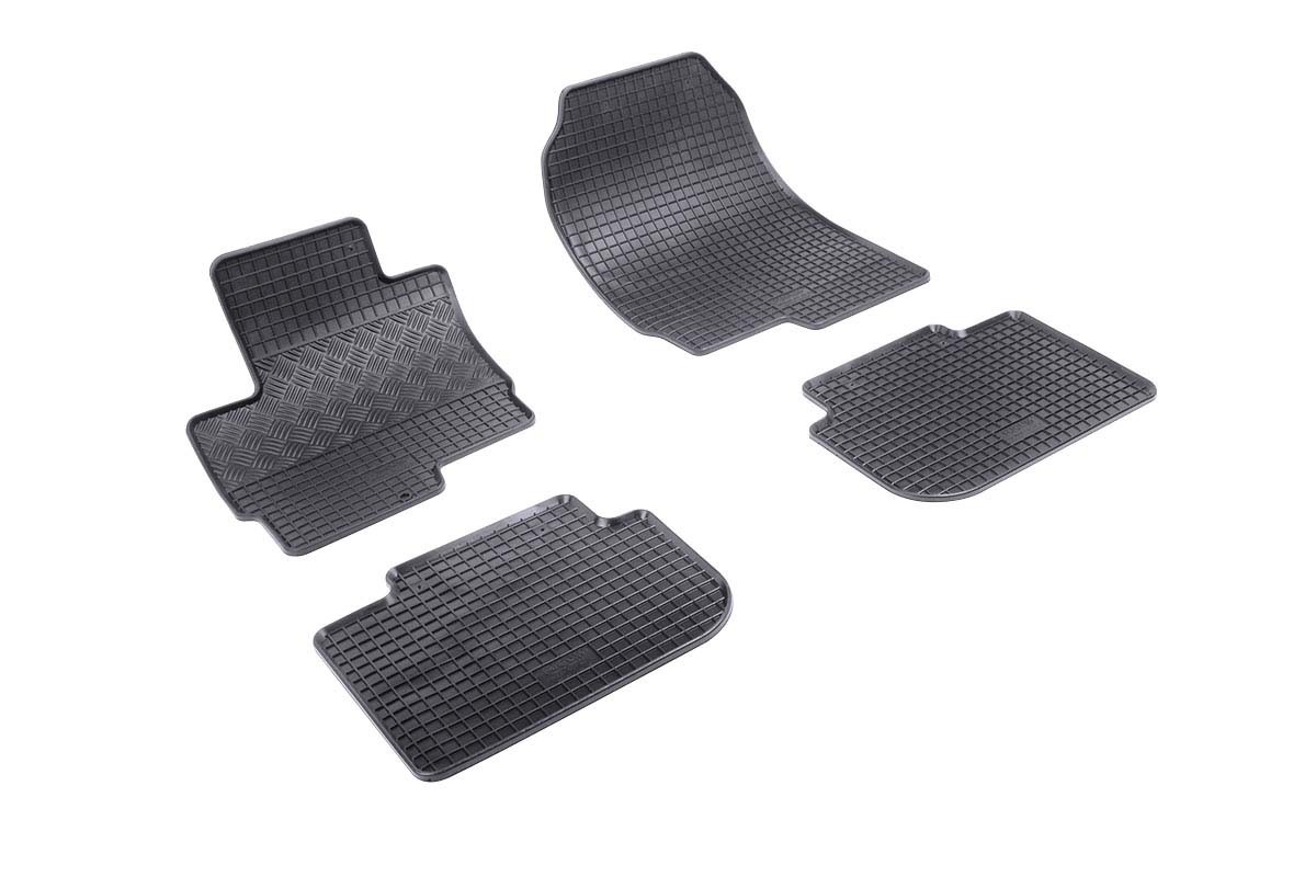 RIGUM Гумени патосници за Mitsubishi Colt по 2008 година 5 врати 4 дела црни