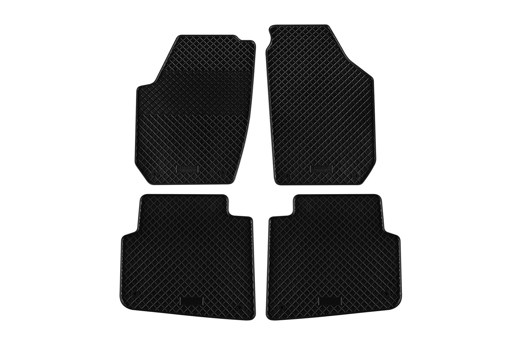 RIGUM Гумени патосници за Skoda Roomster 2006-2015 4 дела црни