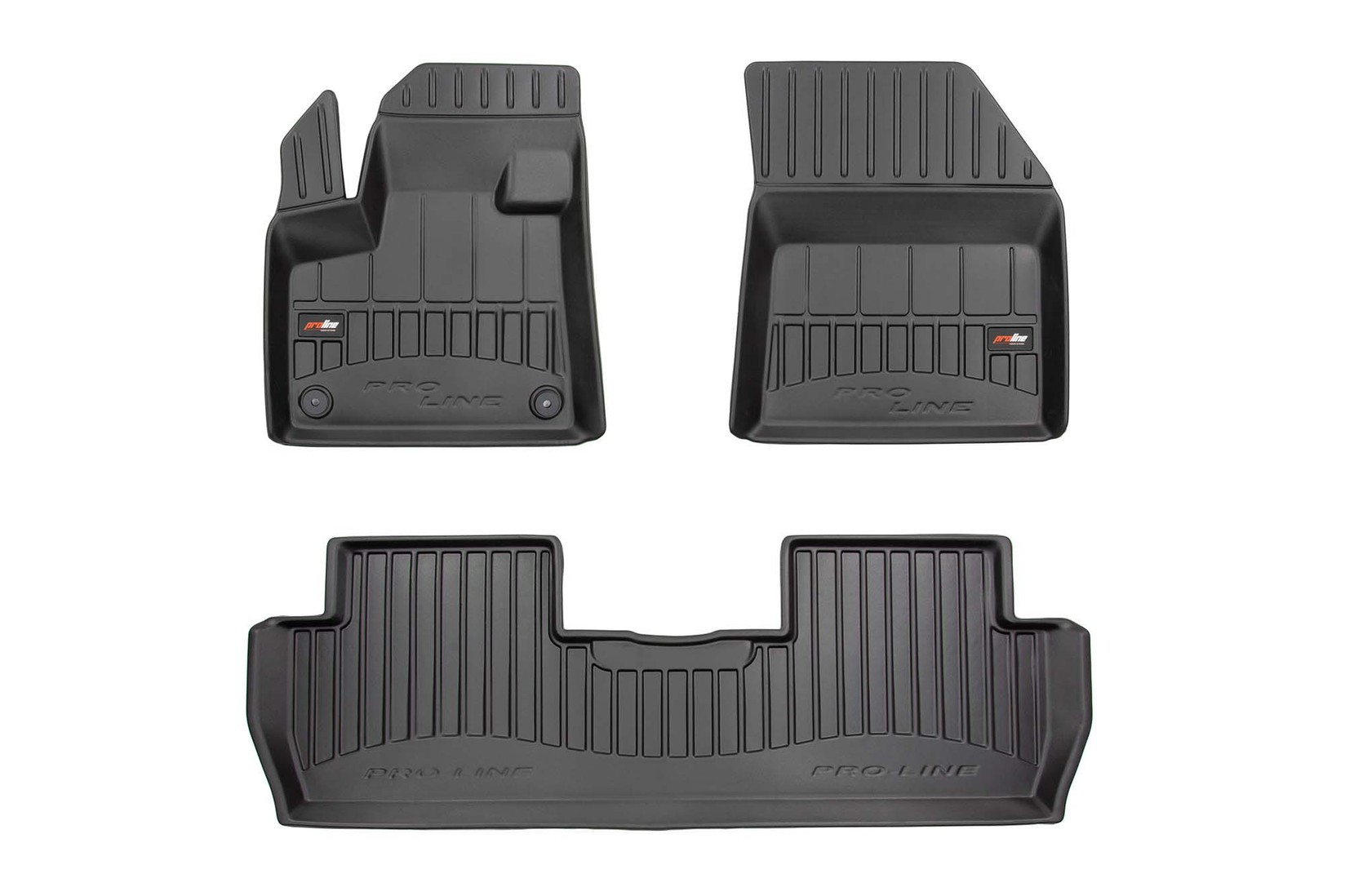 FROGUM 3D Гумени патосници за Peugeot 5008 по 2017 година 3 дела црни