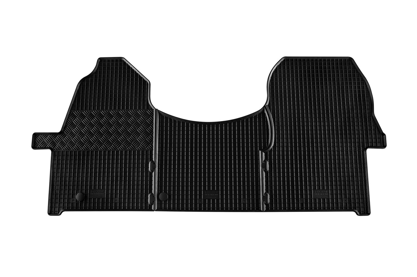 RIGUM Гумени патосници за Mercedes Sprinter 907 по 2018 година со 2 или 3 места 3 дела црни