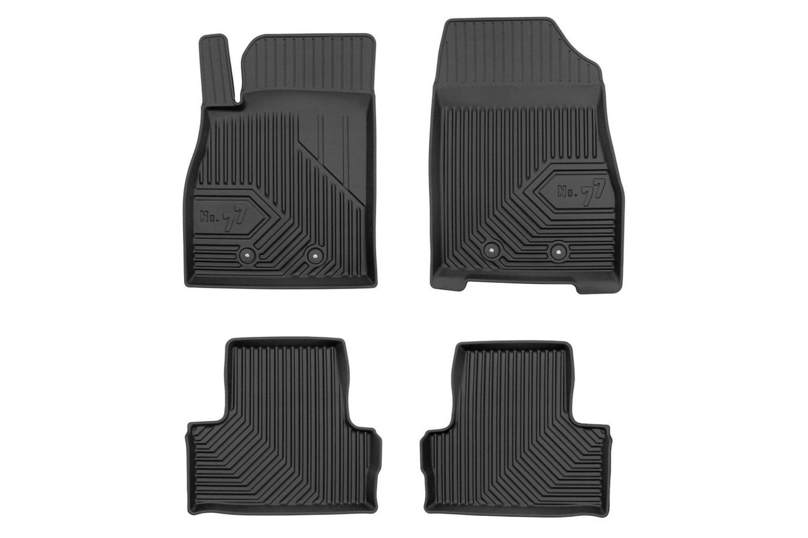 FROGUM 2.5D Гумени патосници модел 77 за Opel Ampera 2012-2014 4 дела црни