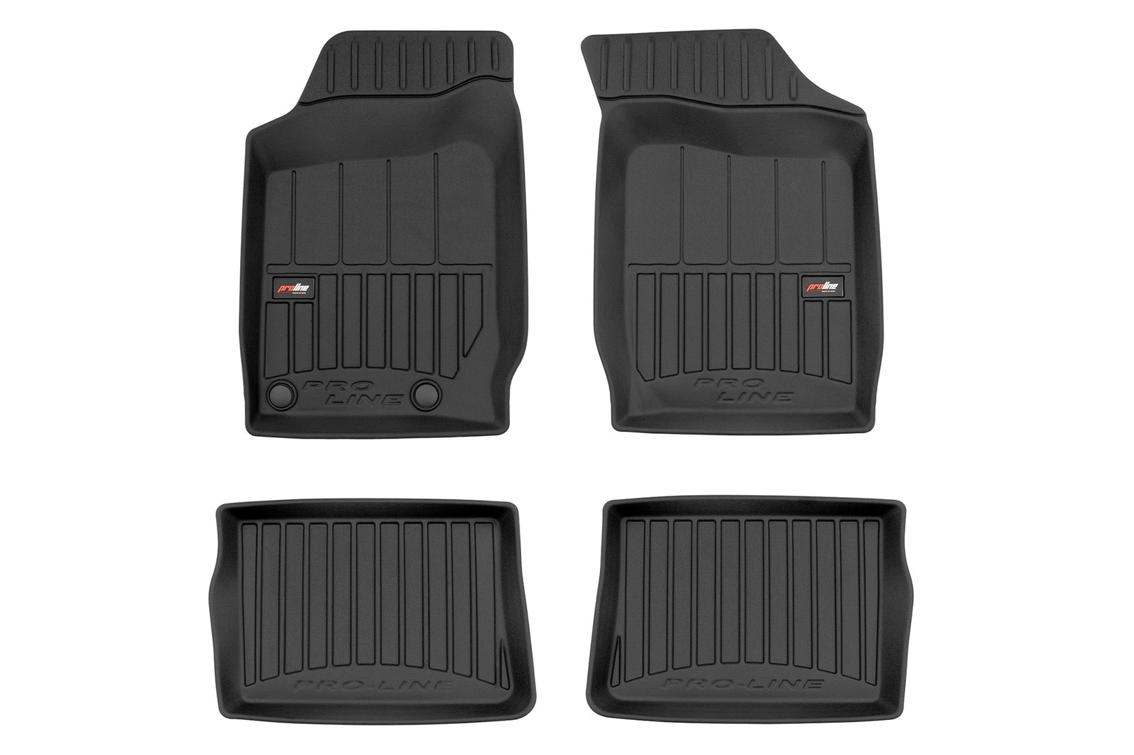 FROGUM 3D Гумени патосници за Renault Thalia 2001-2012 4 дела црни