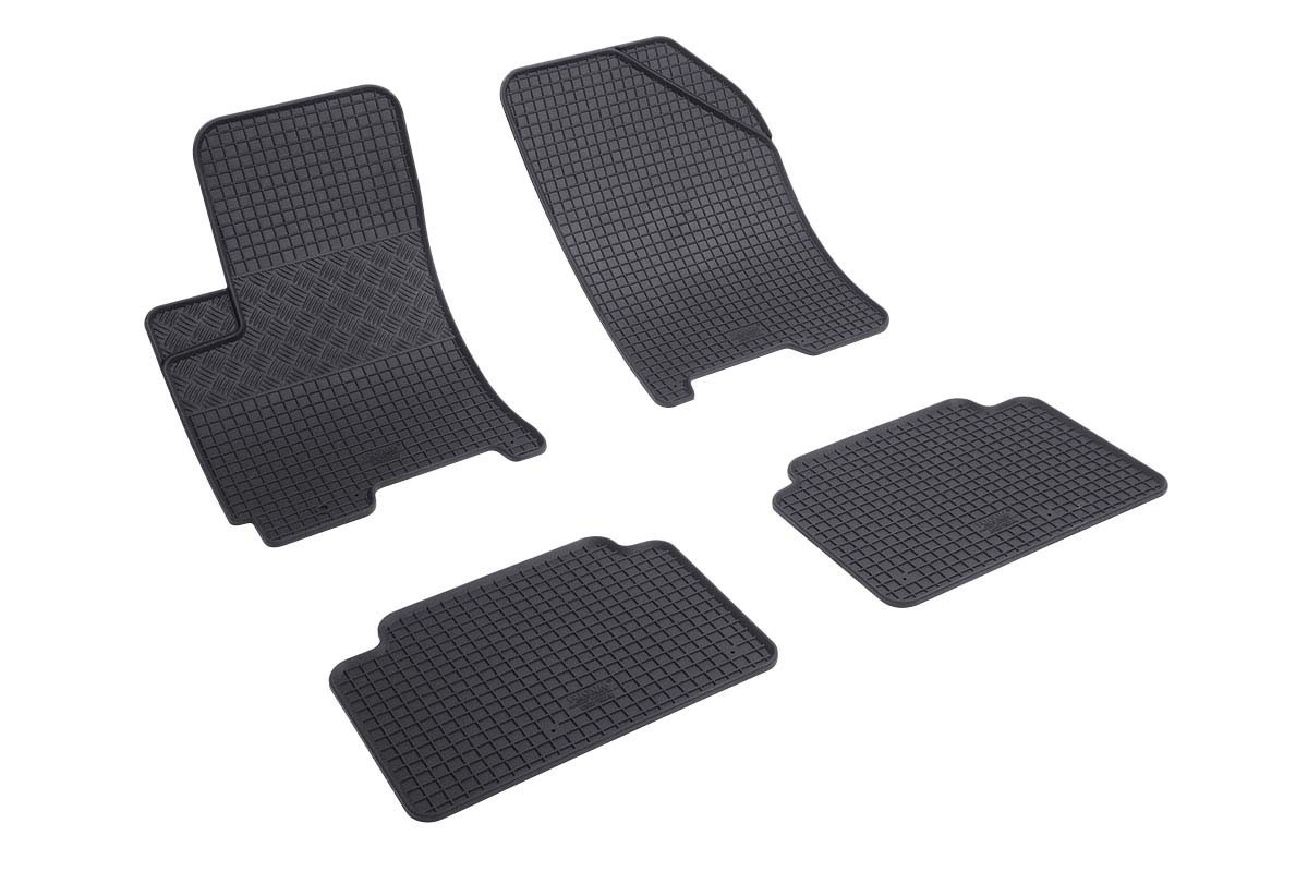 RIGUM Гумени патосници за Chevrolet Aveo Kalos Lacetti Nubira по 2004 година 4 дела црни