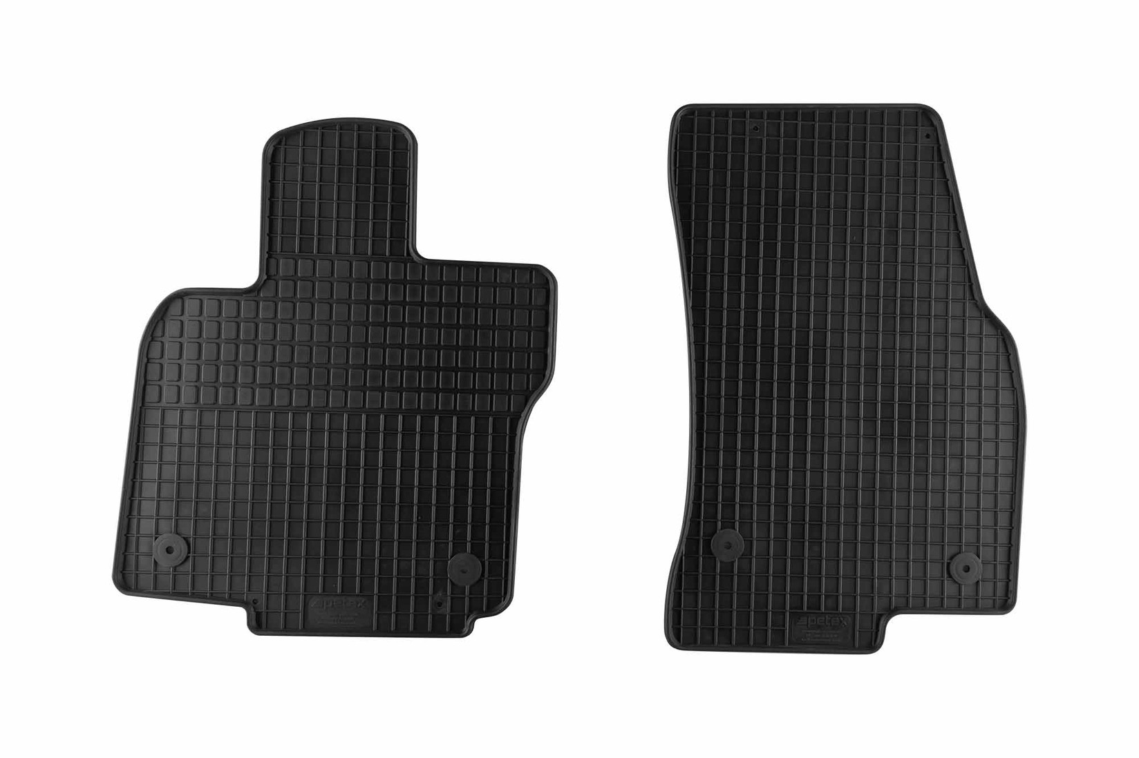 PETEX Гумени патосници за Volkswagen Caddy по 2020 година 2 бројки предни црни