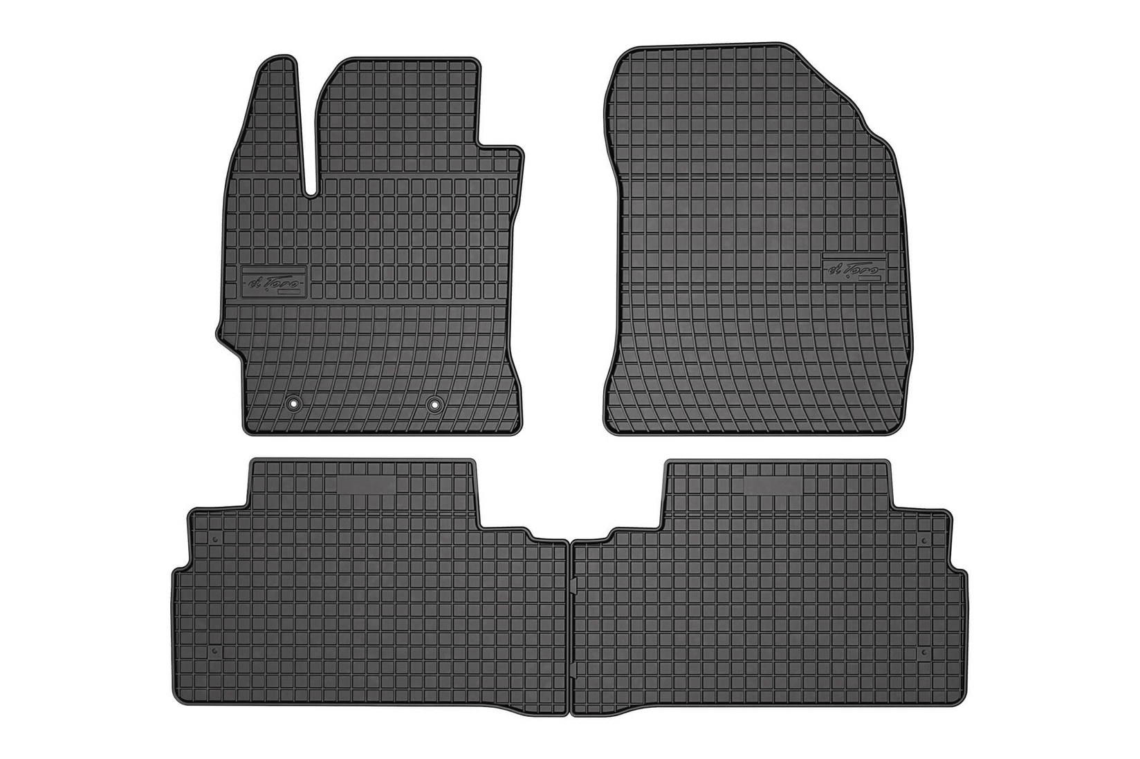 FROGUM Гумени патосници за Toyota Verсо 2009-2018 4 дела црни