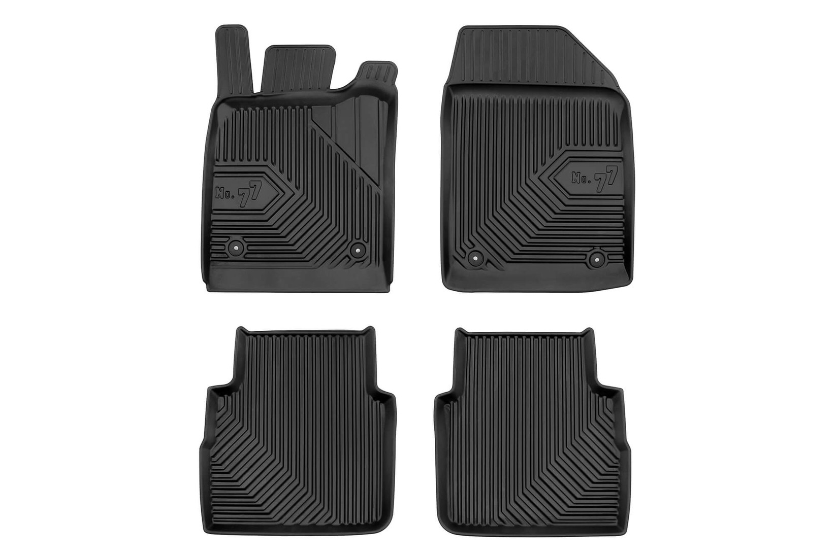 FROGUM 2.5D Гумени патосници модел 77 за Opel Vectra C караван 2002-2008 4 дела црни