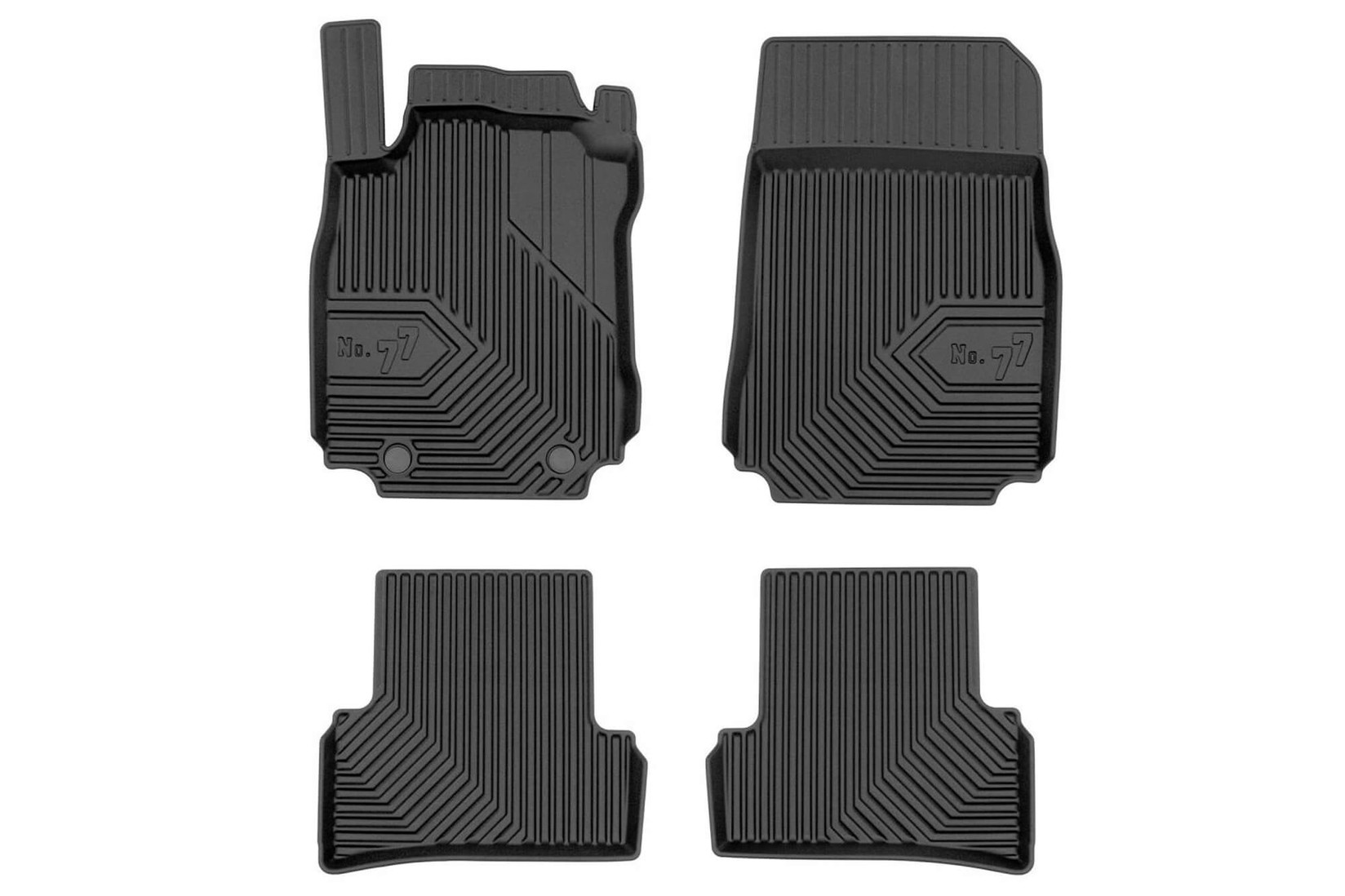 FROGUM 2.5D Гумени патосници модел 77 за Renault Modus 2004-2012 4 дела црни