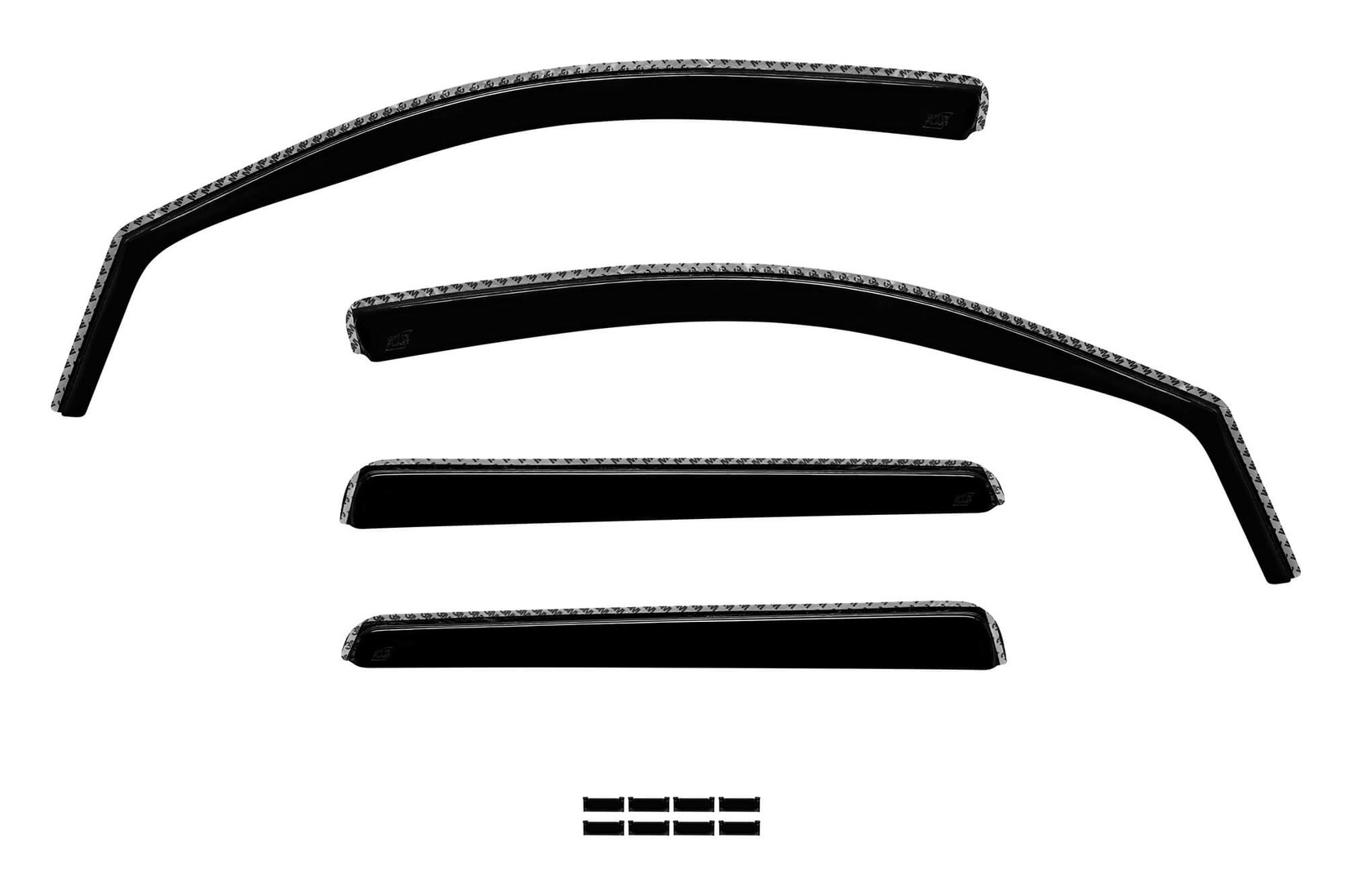 GELLYPLAST Комплет ветробрани Gelly Plast за Mitsubishi Outlander 2012-2021 со 5 врати, црни 4 бројки