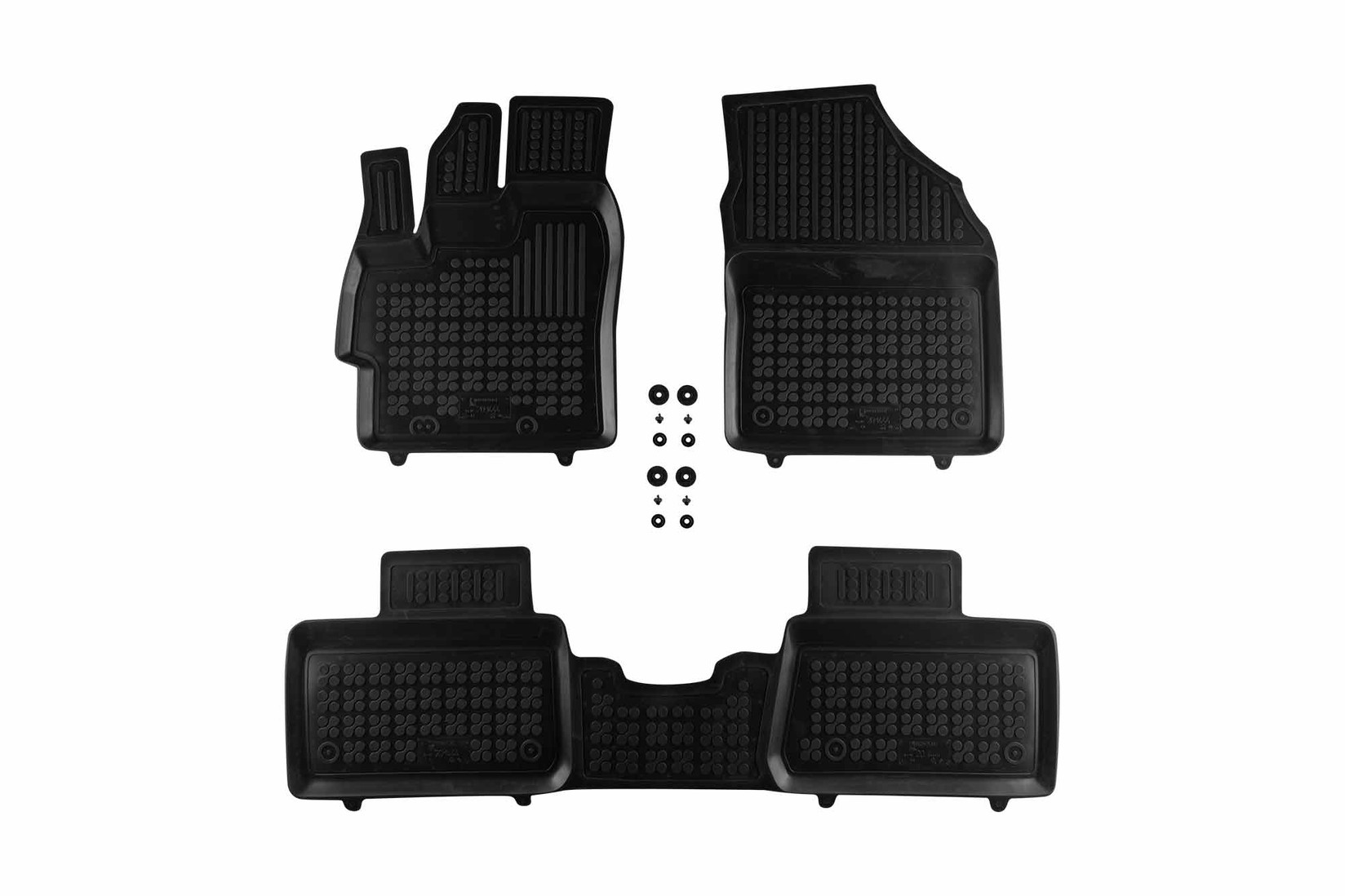 REZAW-PLAST Гумени патосници за Toyota Aygo X по 2022 година 3 дела црни