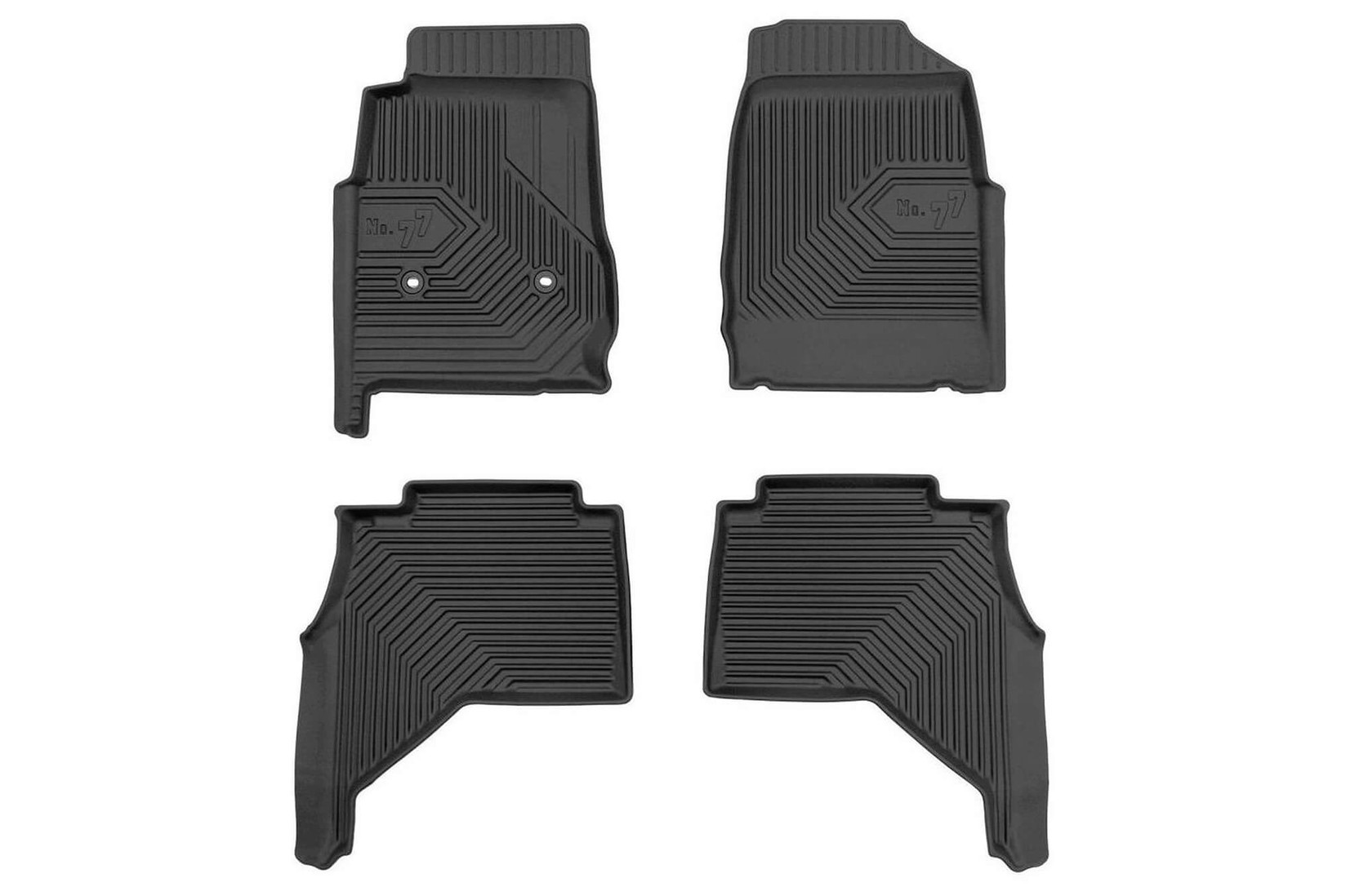 FROGUM 2.5D Гумени патосници модел 77 за Isuzu D-max 2011-2019 4 дела црни