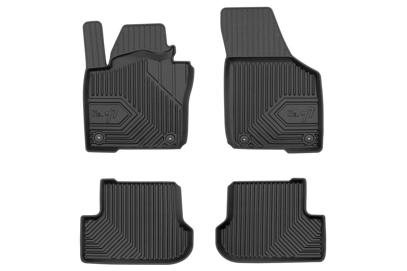 FROGUM 2.5D Гумени патосници модел 77 за VW Beetle 2011-2019 4 дела црни