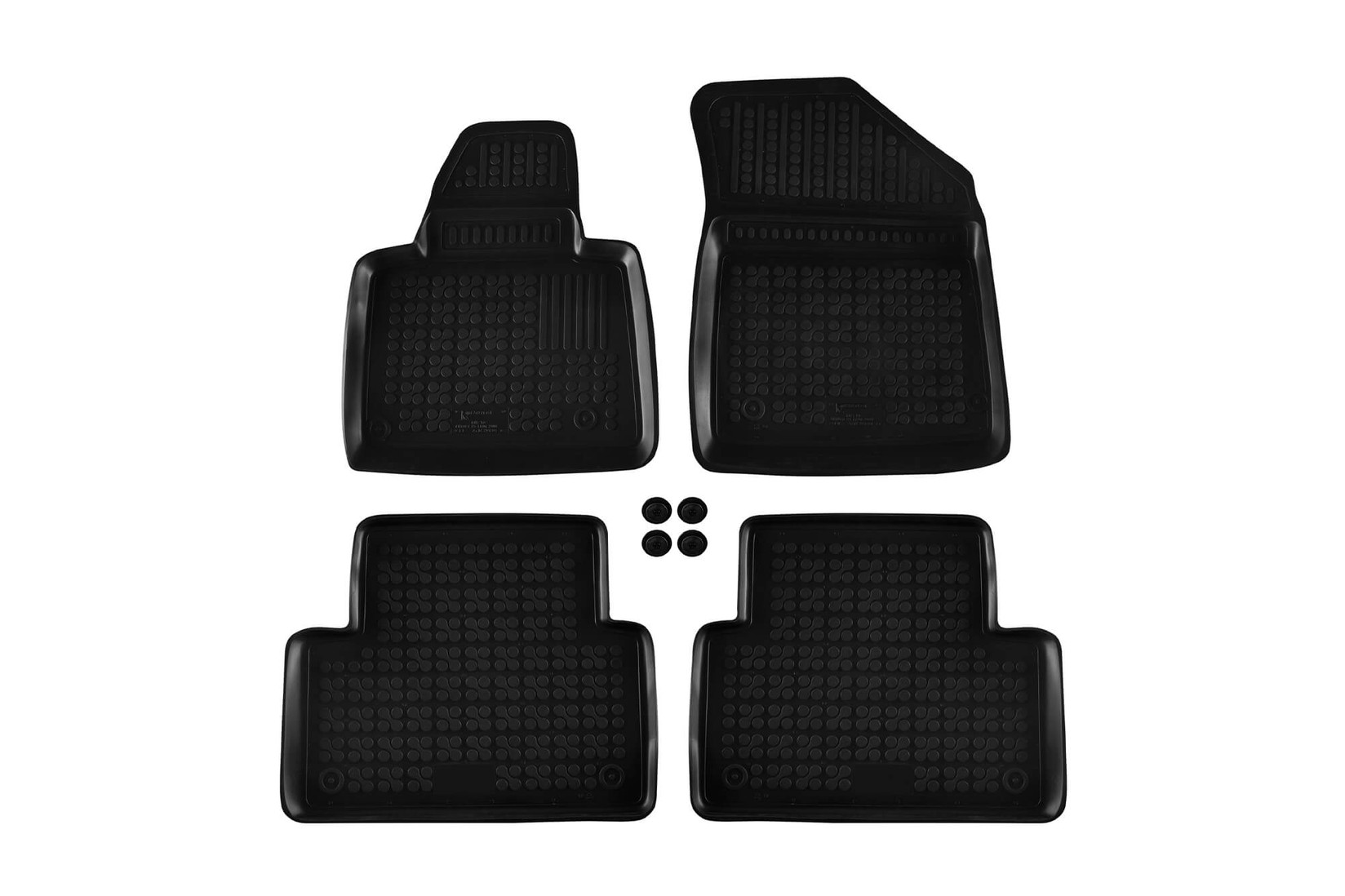 REZAW-PLAST Гумени патосници за Citroen C5 2008-2017 4 дела црни