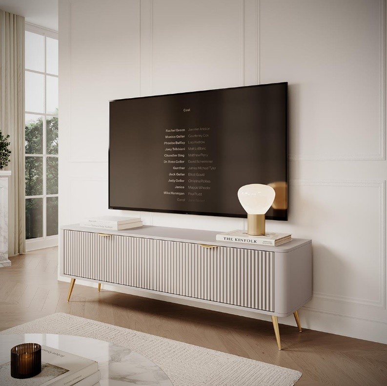 МЕБЕЛ ВИ Тв комода ланте 163 крем