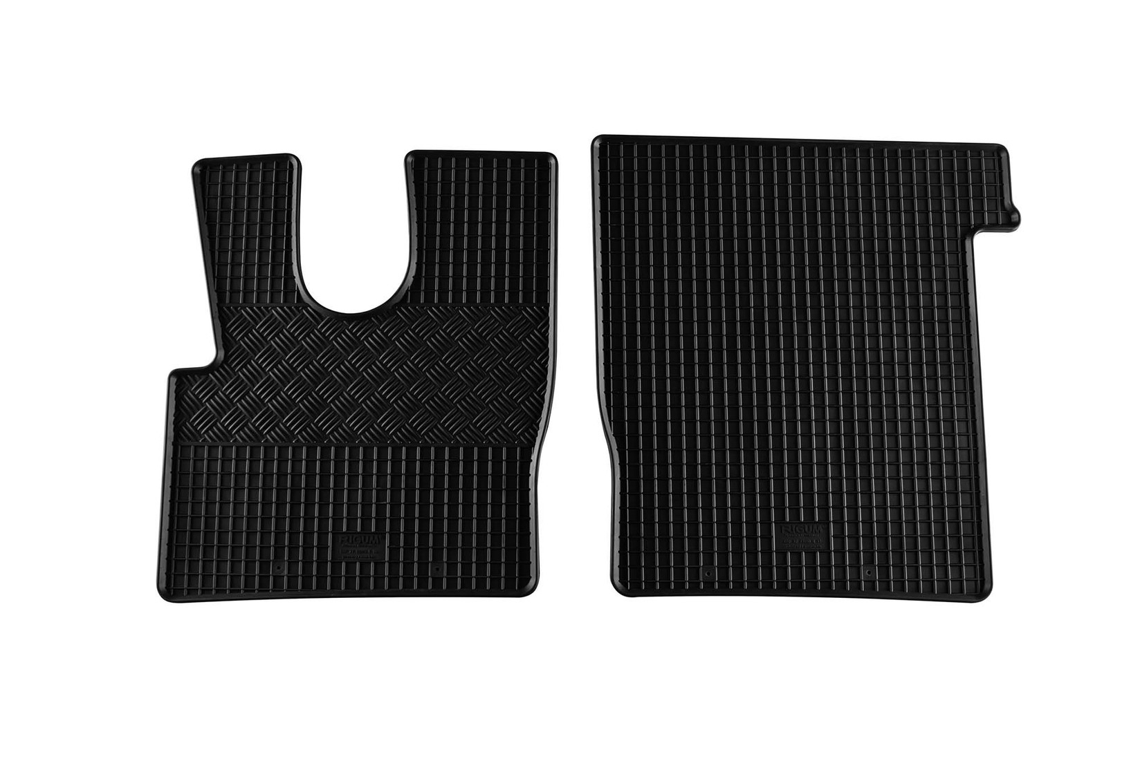 RIGUM Гумени патосници за DAF XF Euro 6 по 2013 година 2 дела црни