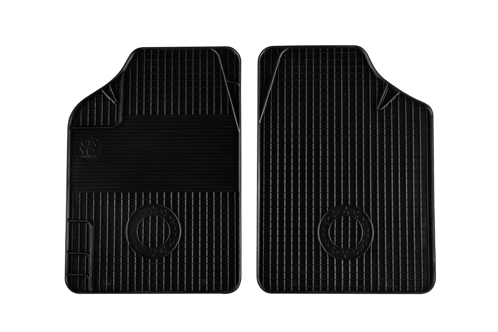 GUMARNY ZUBRI Универзални Гумени патосници серија Vario 2 од 2 дела црни