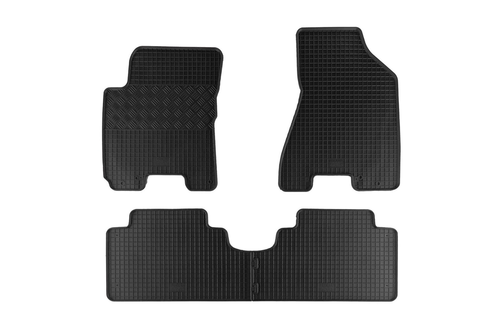 RIGUM Гумени патосници за Hyundai Tucson Kia Sportage 2004-2012 4 дела црни