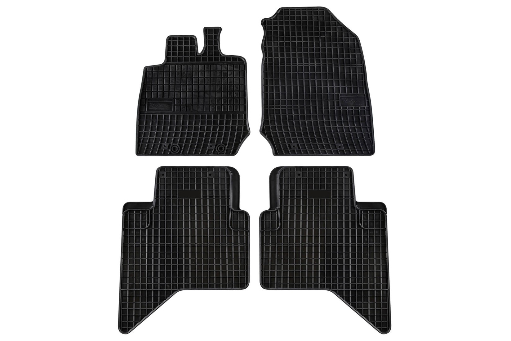 FROGUM Гумени патосници за Isuzu D-Max по 2020 година со 5 места 4 дела црни