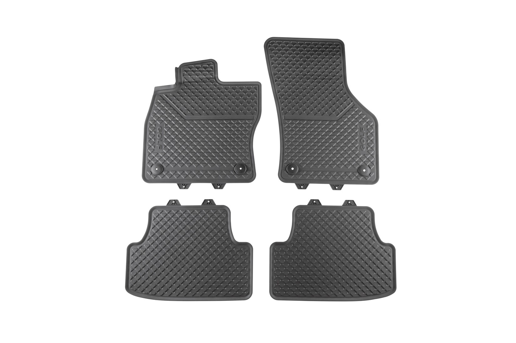 VW AG Гумени патосници за VW Golf VII 2012-2019 4 дела црни