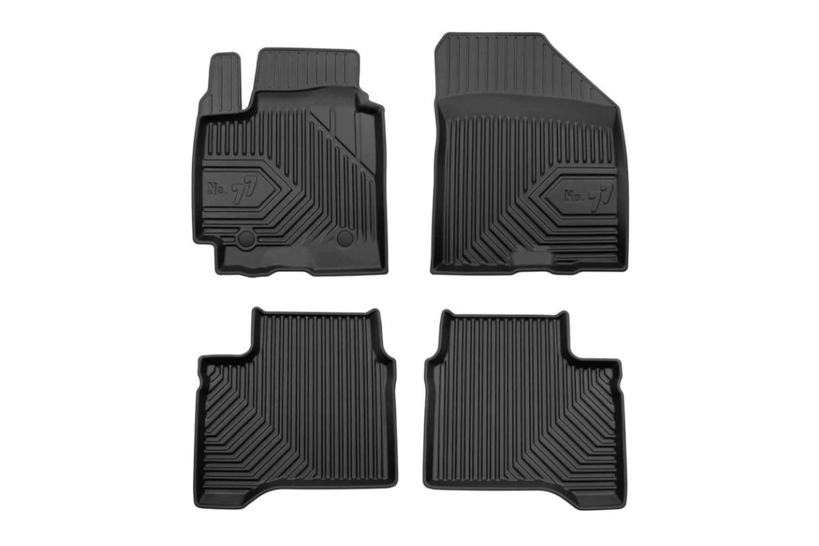 FROGUM 2.5D Гумени патосници модел 77 за Suzuki Swift по 2017 година 4 дела црни