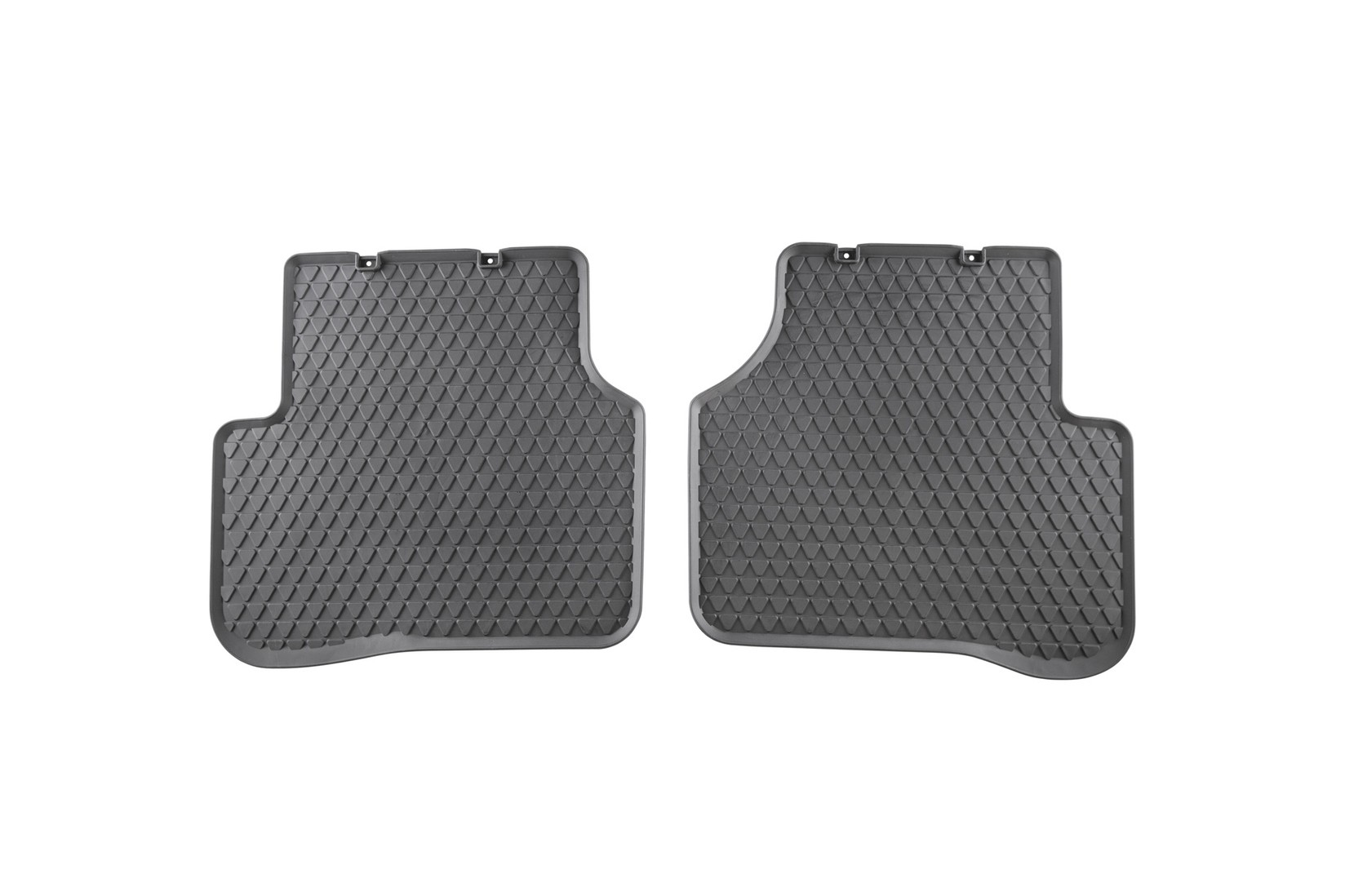 VW AG Гумени патосници за VW Passat B6 B7 2005-2014 Passat CC 2008-2016 задни 2 дела црни