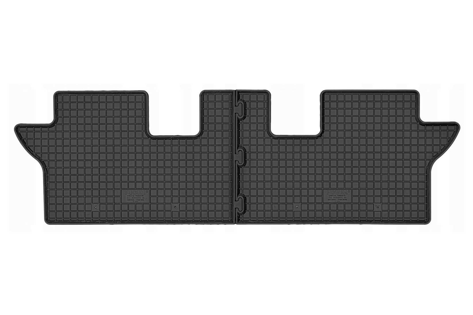 RIGUM Гумени патосници за Kia Sorento по 2015 година трети ред 2 дела црни