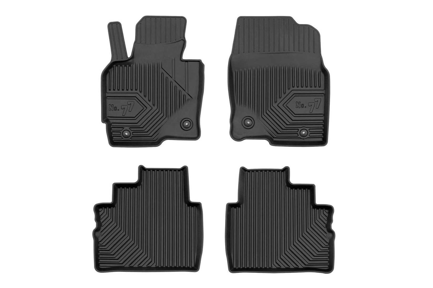 FROGUM 2.5D Гумени патосници модел 77 за Mazda CX-5 2012-2017 4 дела црни