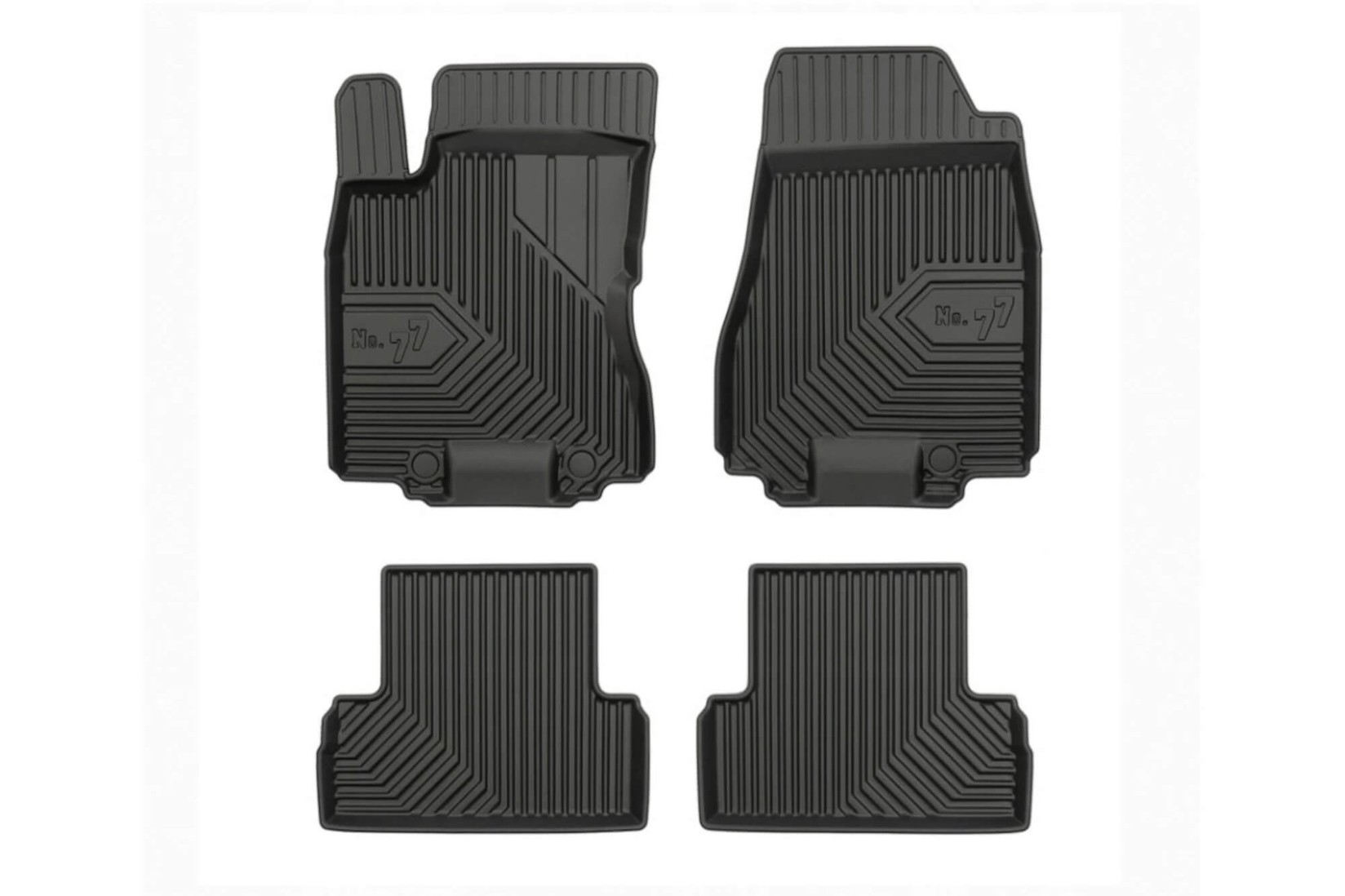 FROGUM 2.5D Гумени патосници модел 77 за Nissan X-Trail T31 2008-2013 4 дела црни