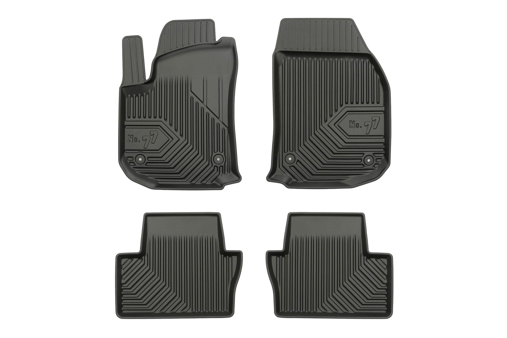 FROGUM 2.5D Гумени патосници модел 77 за Opel Zafira B 2005-2014 4 дела црни