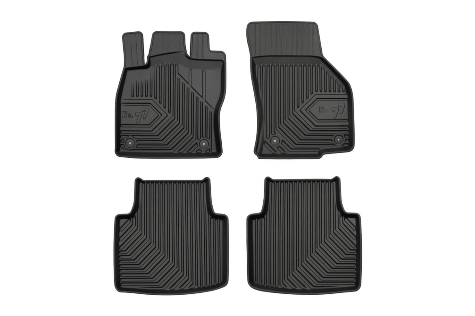 FROGUM 2.5D Гумени патосници модел 77 за VW Arteon по 2017 година 4 дела црни