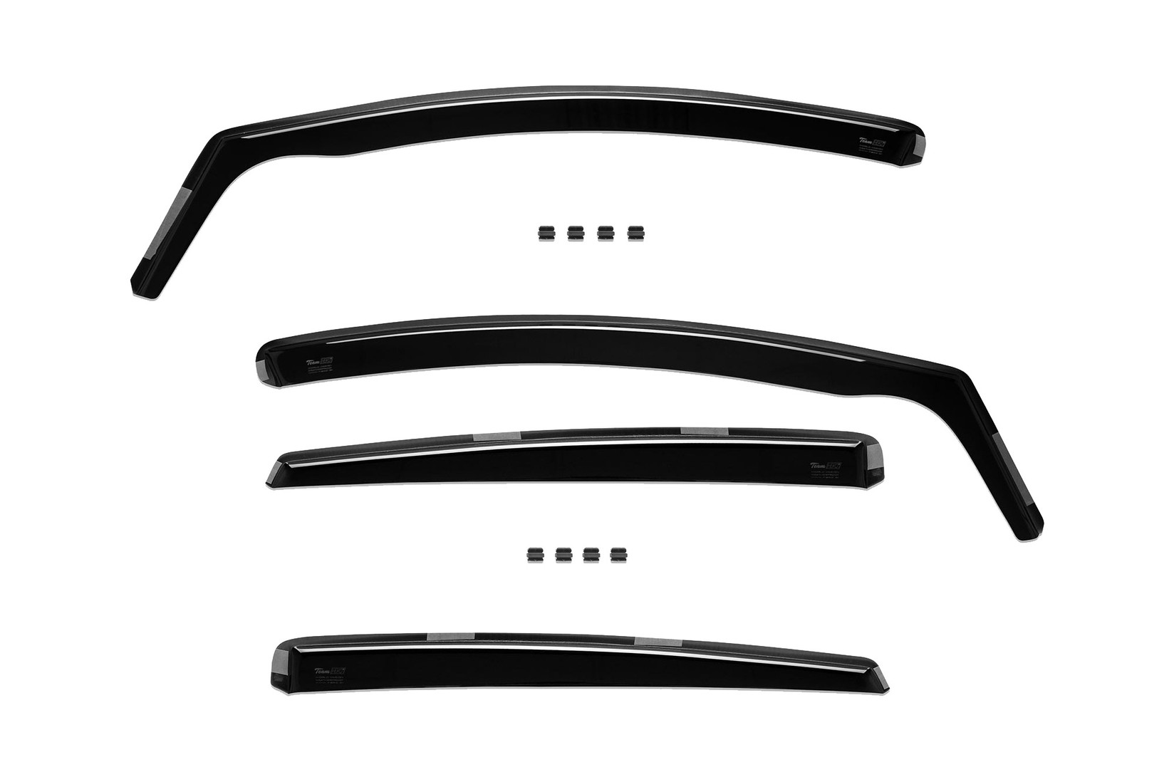 HEKO Комплет ветробрани Heko за Ford Fiesta 5 врати после 2008  4 бр.