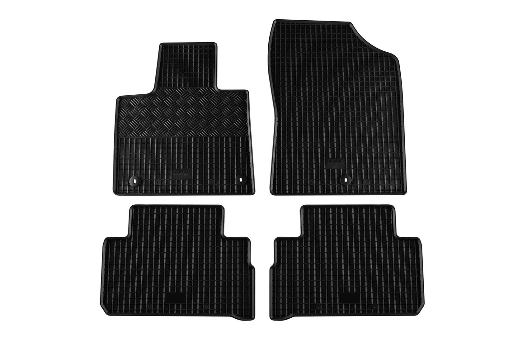 RIGUM Гумени патосници за Hyundai Santa Fe по 2021 година 4 дела црни
