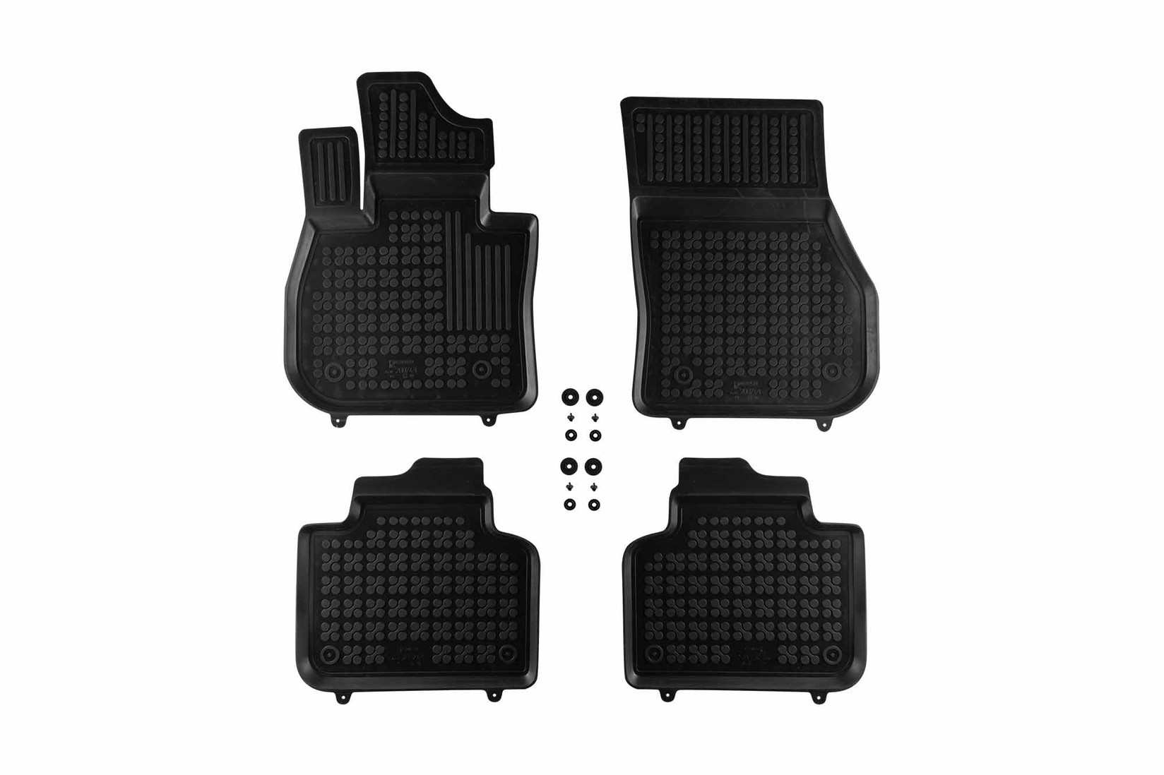 REZAW-PLAST Гумени патосници за BMW серија 2 G42-U06 Active Tourer по 2021 година X1 U11 PHeV по 2022 година 4 дела црни