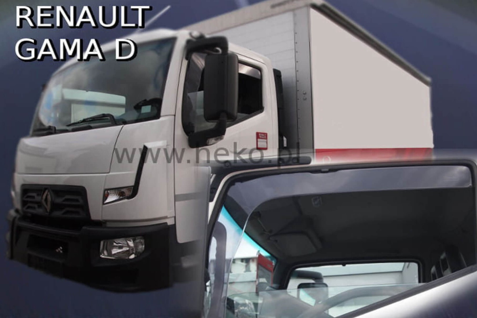 HEKO Предни ветробрани Heko за Renault Gama D Cab 2.0 (3.5-7.5T) после 2014