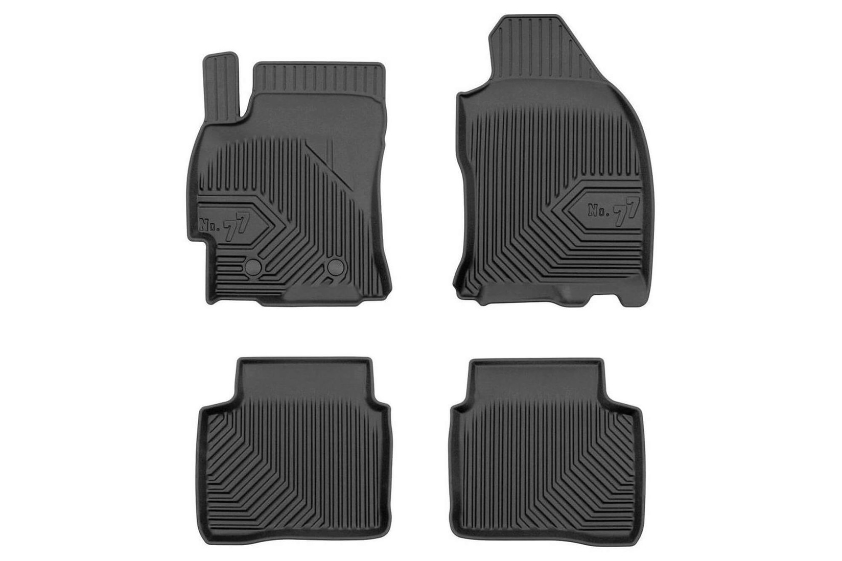 FROGUM 2.5D Гумени патосници модел 77 за Ford Mondeo 2000-2007 4 дела црни