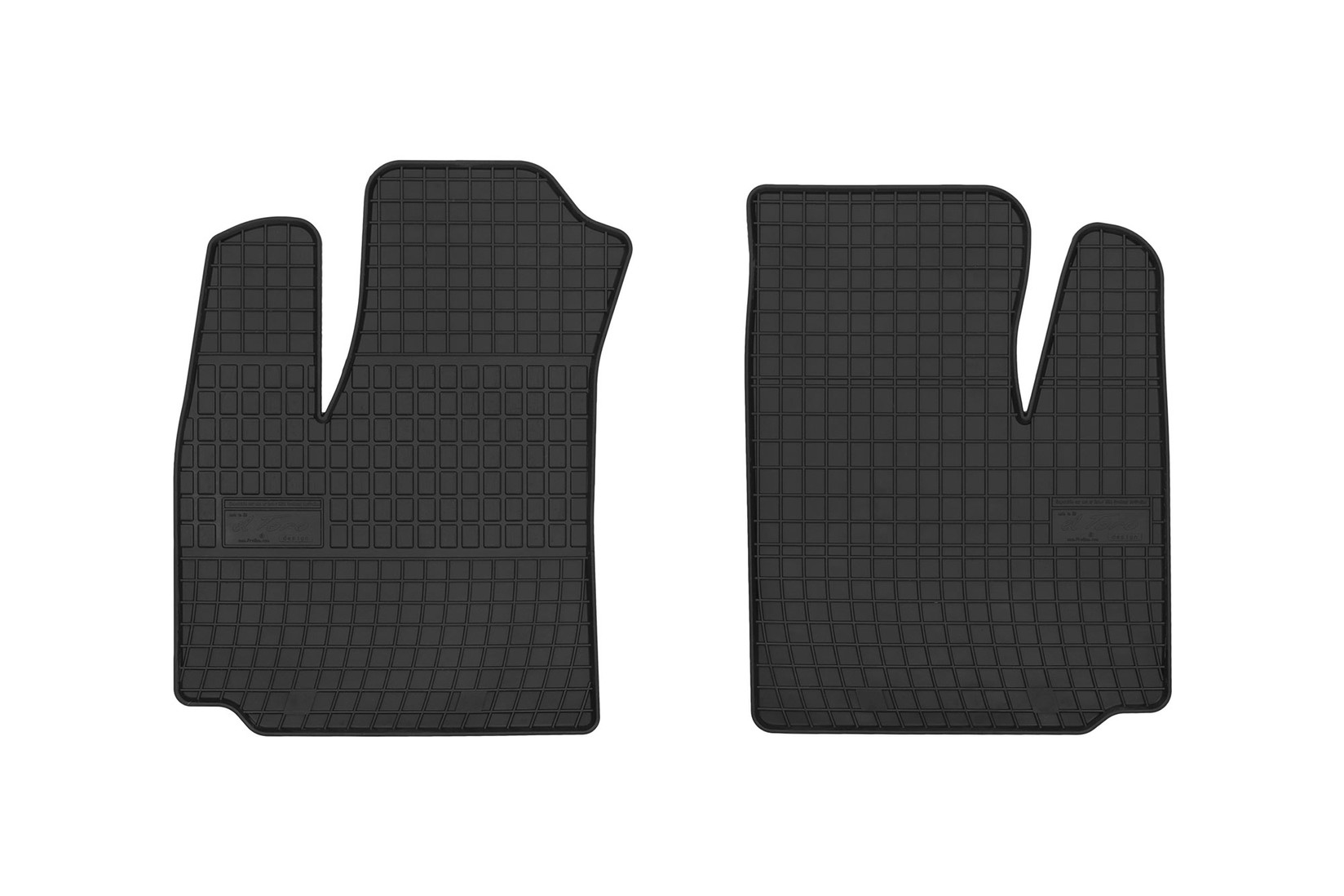 FROGUM Гумени патосници за FIAT Doblo 2001-2008 2 места 1 дел црна