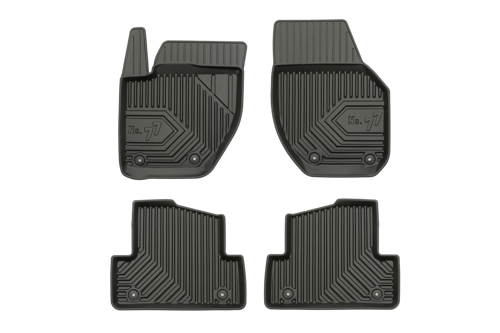 FROGUM 2.5D Гумени патосници модел 77 за Volvo V40 2012-2019 4 дела црни