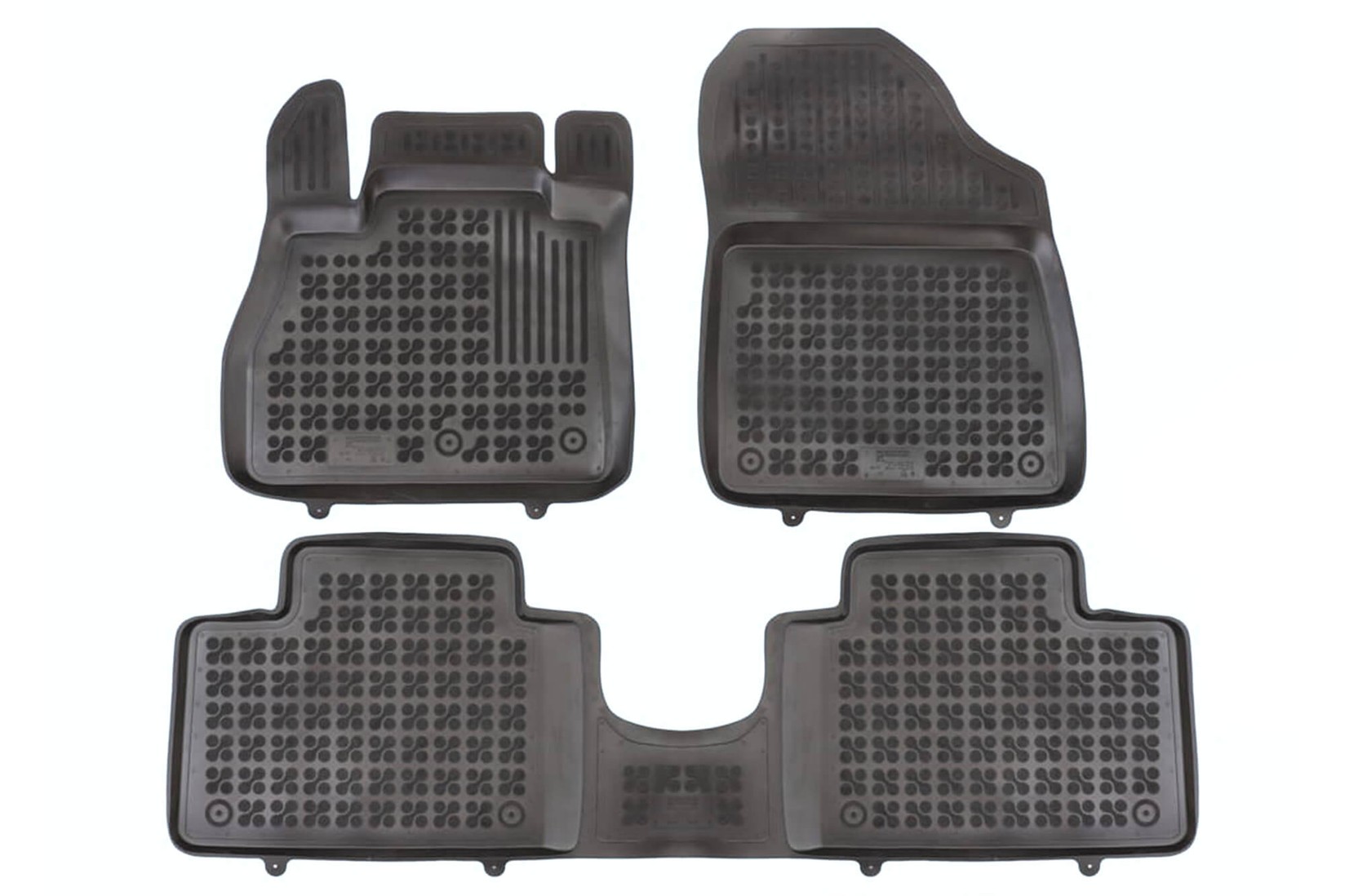 REZAW-PLAST Гумени патосници за Renault Grand Scenic по 2016 година 3 дела црни