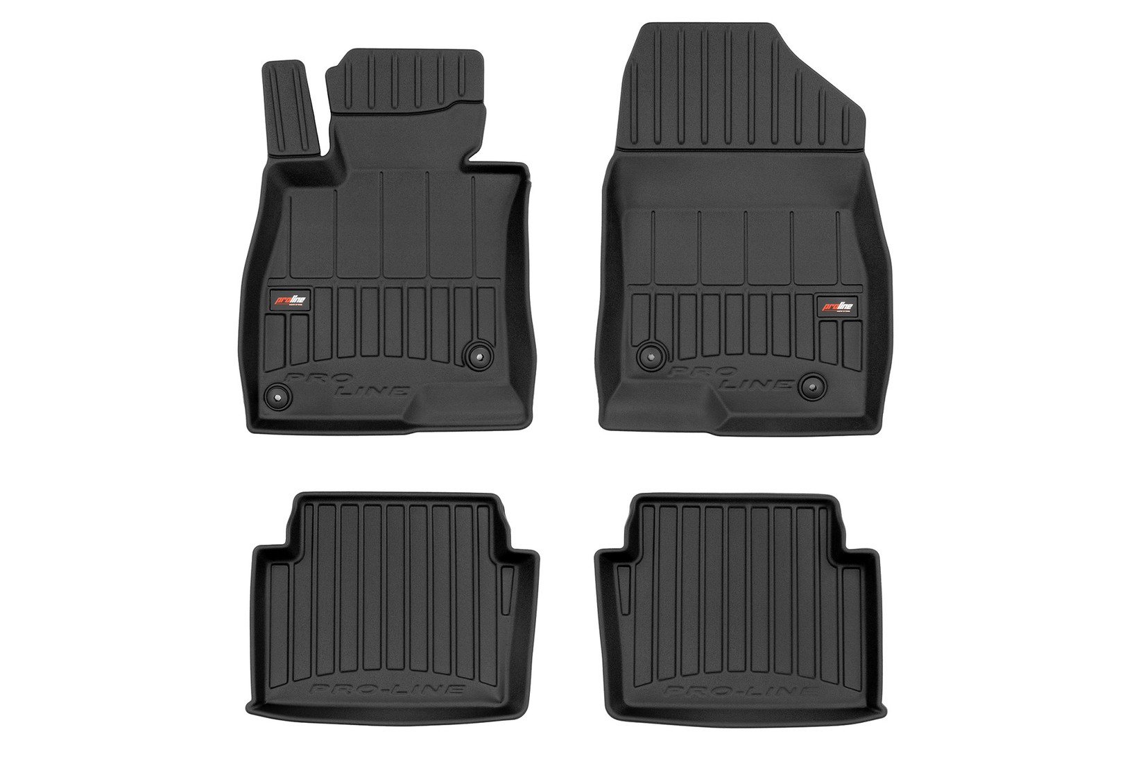 FROGUM 3D Гумени патосници за Mazda 3 III 2013-2019 4 дела црни