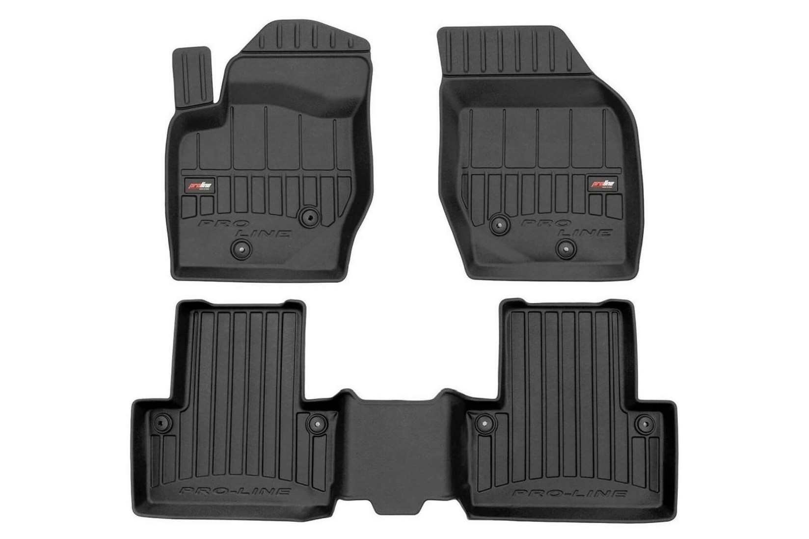 FROGUM 3D Гумени патосници за Volvo XC90 2003-2014 3 дела црни